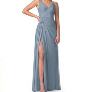 Azazie Evalin Dress (Dusty Blue Bridesmaid Dress)